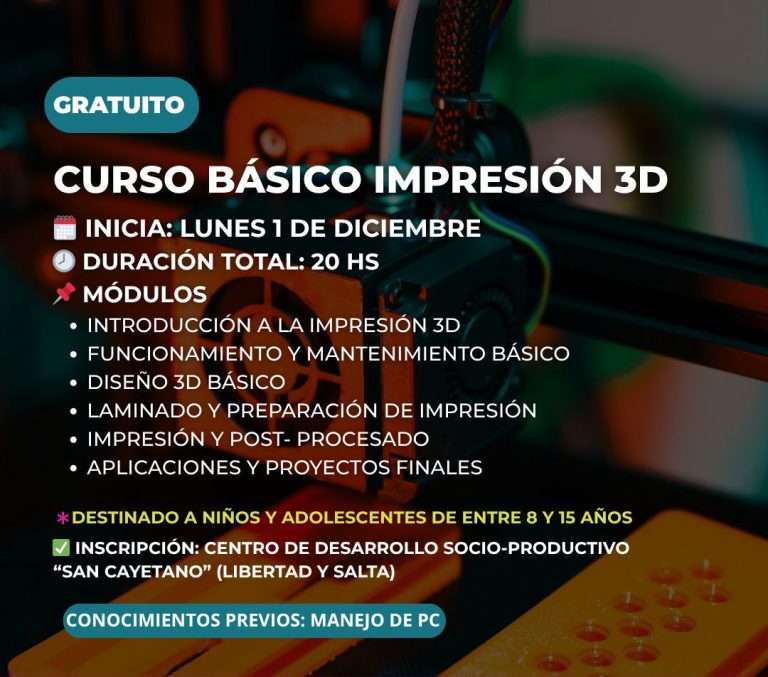 curso básico de impresión 3d